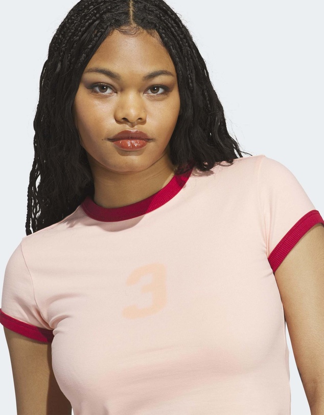 adidas Originals - GRAPHIC RINGER BABY TEE Womens