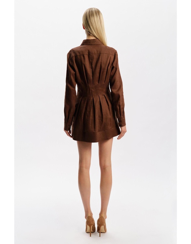 Bardot - Dianna Linen Shirt Dress