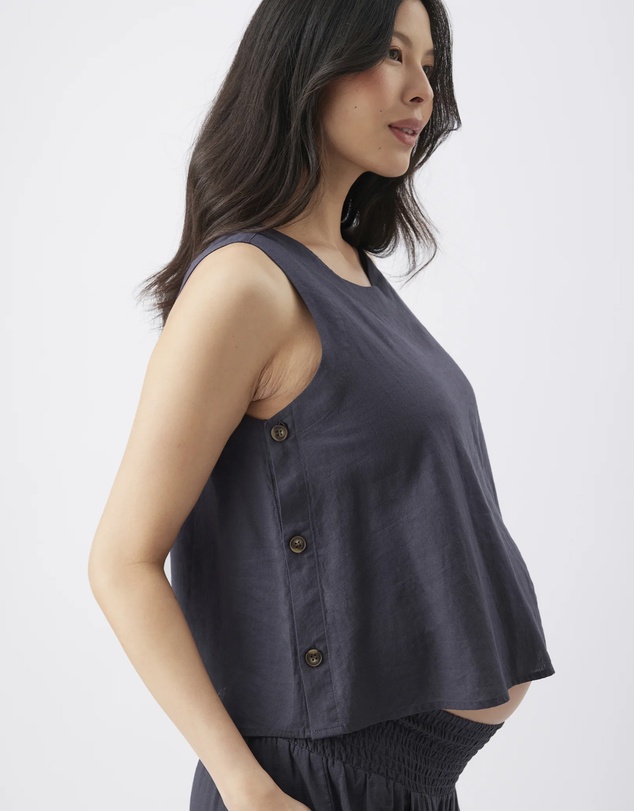Ripe Maternity - Gillian Linen Nursing Top