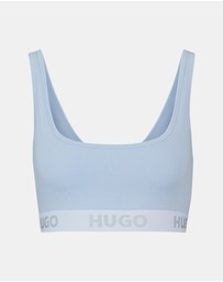 HUGO - Stretch-Cotton Logo Bralette