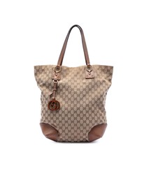 Pre-Loved by Azura Reborn - Pre-Loved Large GG Canvas GG Charm Tote