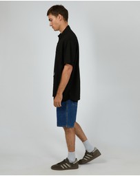 Silent Theory - Textured Linen Ss Shirt