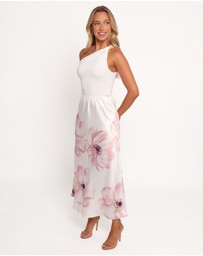 Petal & Pup - Lila Maxi Skirt - Pink White Floral