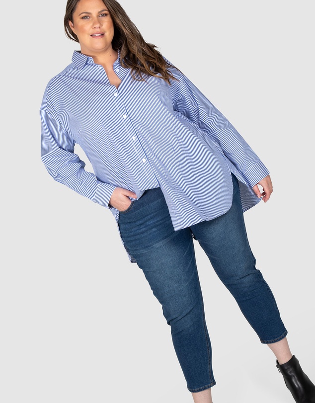 Love Your Wardrobe - Hannah Ankle Grazer Stretch Jeans