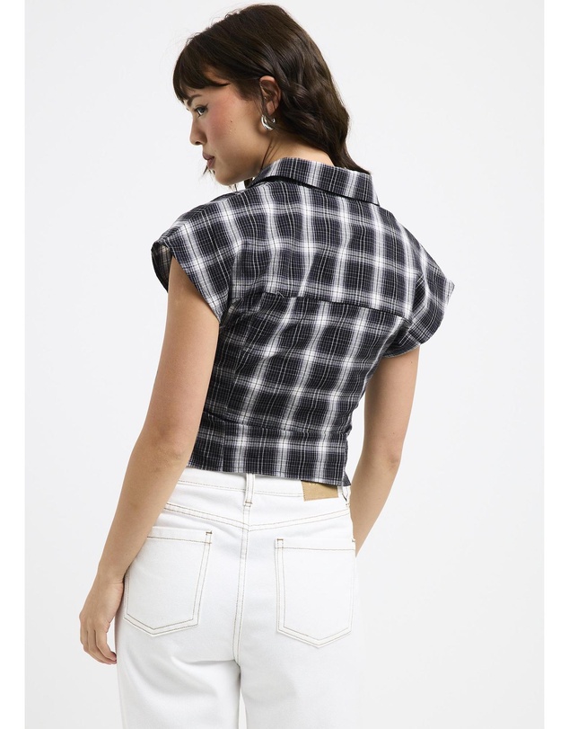 Insight - Milos Plaid Plunge Shirt