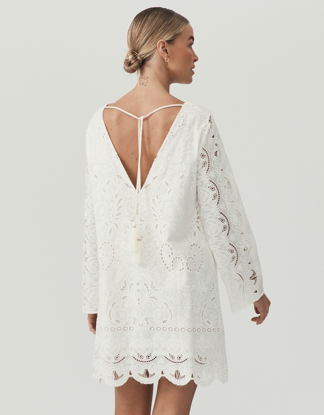 MOS The Label - Nora Embroidery Mini Dress