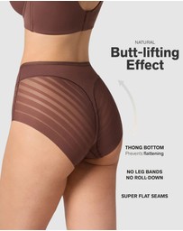 Leonisa - Lace Stripe Undetectable Seamless Shaping Brief