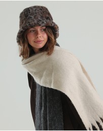 Morgan & Taylor - Marissa Faux Fur Hat in Grey