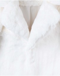 Designer Kidz - Charlotte Faux Fur Collared Jacket