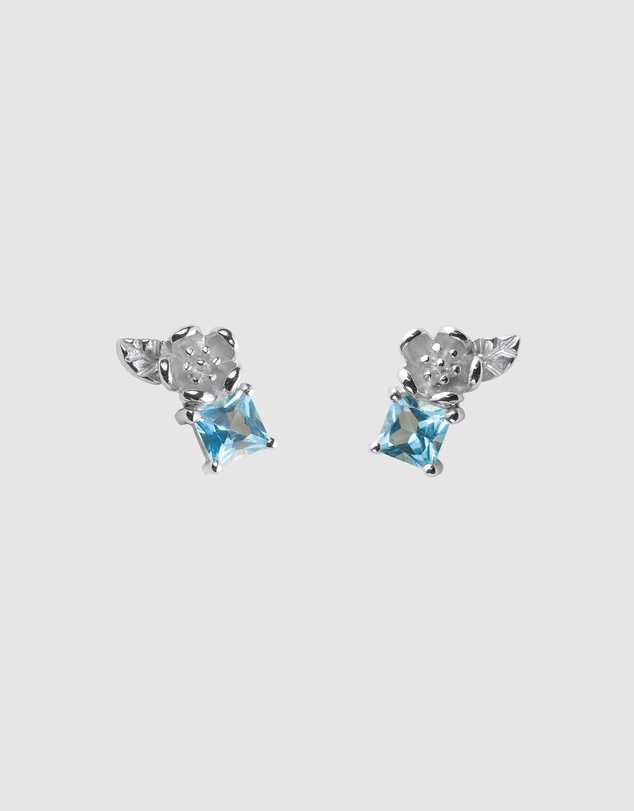 Karen Walker - Rock Garden Studs with Topaz