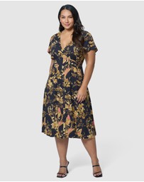 Sunday In The City - Night Riot Midi Dress