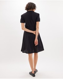 Amelius - Anita Cotton Pintucked Shirt Dress