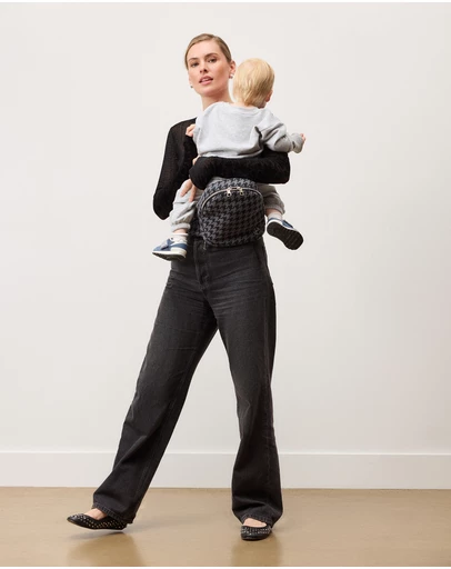 portier - The Brio Belt Toddler Carrier - Charcoal Denim