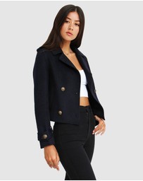Belle & Bloom - Better Off Military Peacoat
