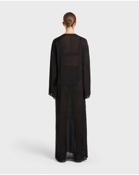 BONDI BORN - Cremona Tie-Front Maxi Coverup