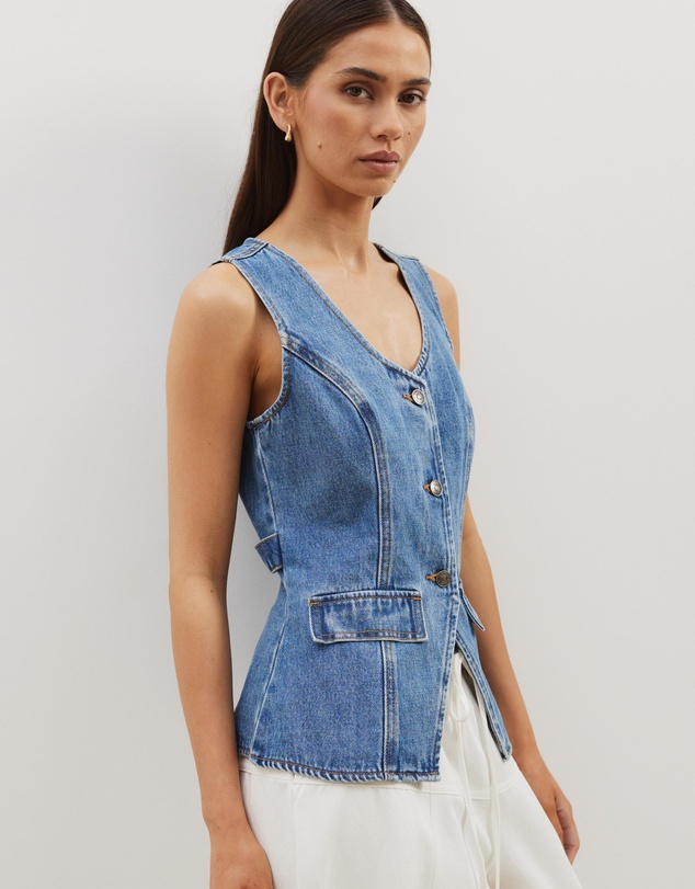 Atmos&Here - Ella Denim Vest