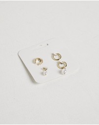 Studio - Statement Seeker Pearl Earring Pack