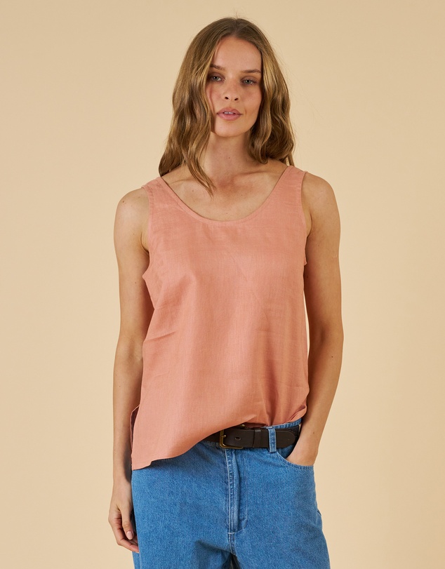 CAMIXA - Tanya Tank Linen Top