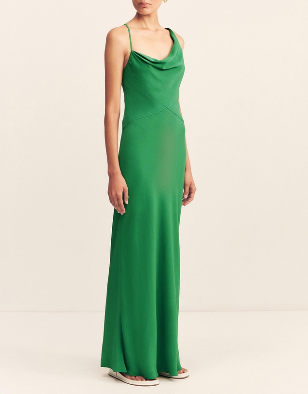 Shona Joy - Rio Asymmetric Cowl Maxi Dress