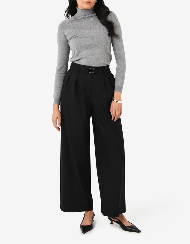 Forcast - Nadia Buckle Wide Leg Pants