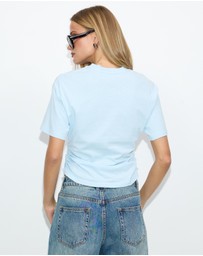 Dazie - Mia Cinched Short Sleeve Tee