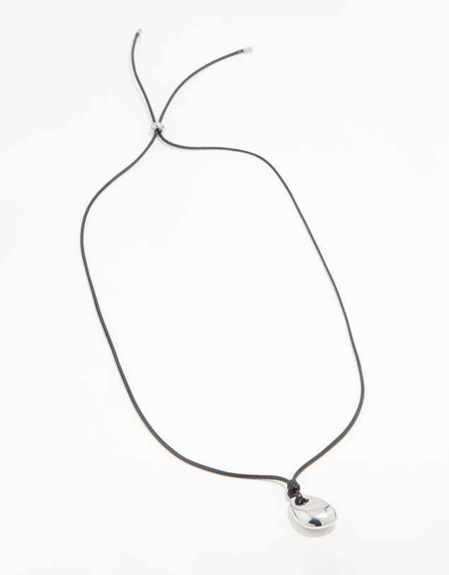Lovisa - Waterproof Stainless Steel Cord Pendant Necklace