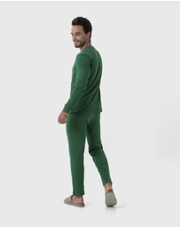 Coast Clothing - Mens Everyday Pyjama in Green