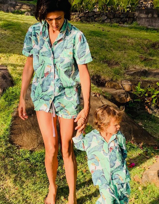 Sant And Abel - Kids Martinique® Green Banana Leaf PJ Set