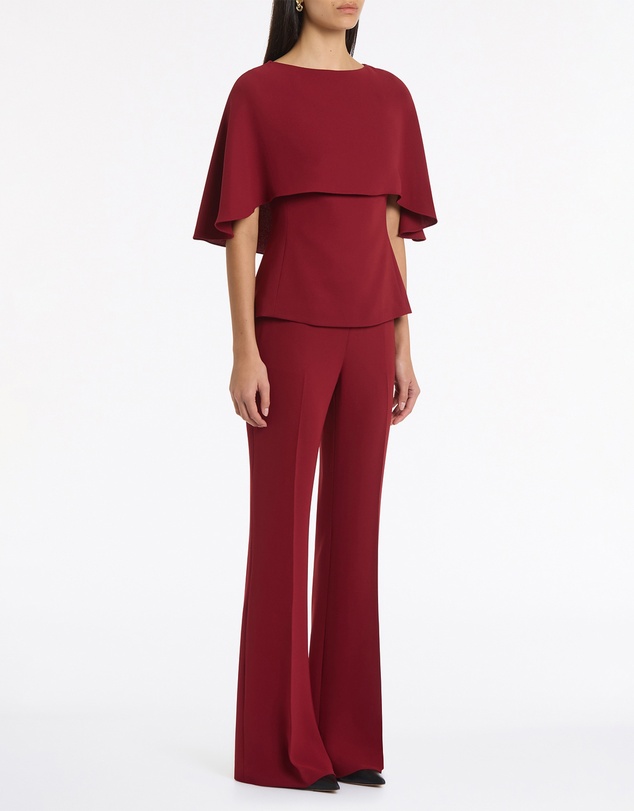 Carla Zampatti - Cabernet Crepe Cape Top