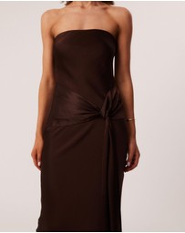 SNDYS - Angie Tie Front Maxi Dress - ICONIC EXCLUSIVE