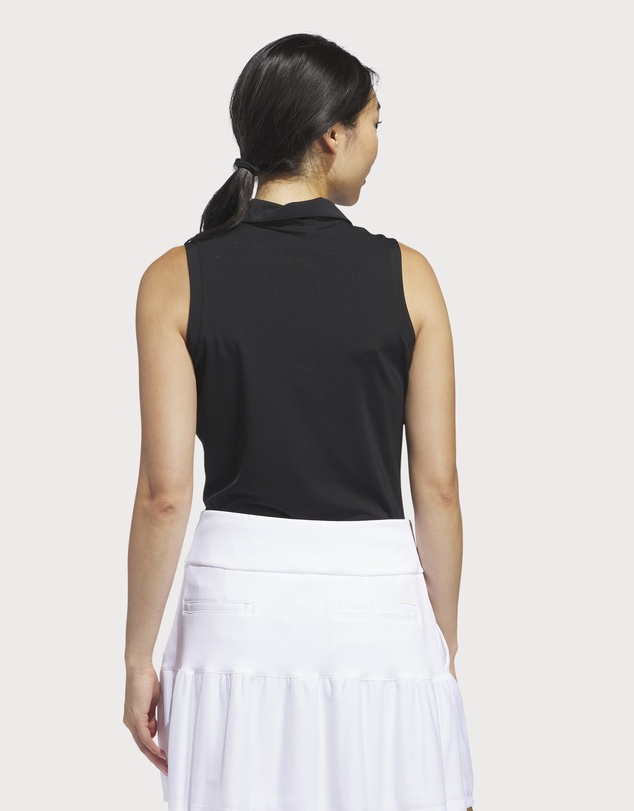 adidas Performance - Ultimate365 Solid Sleeveless Polo Shirt Womens