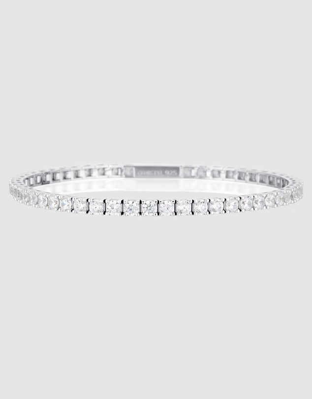 Georgini - Selena Large Silver Tennis Bracelet