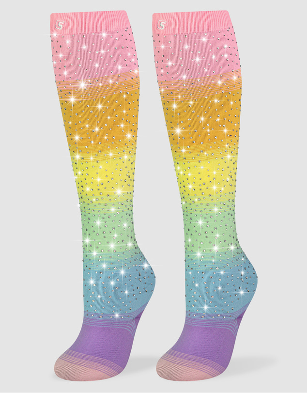 Crazy Skates - Crazy Socks Diamond Magic Knee High Socks