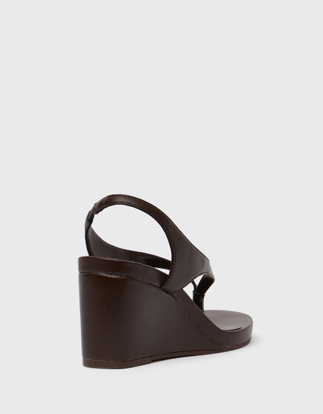Betts - Shameless Slingback Thong Wedge Sandals