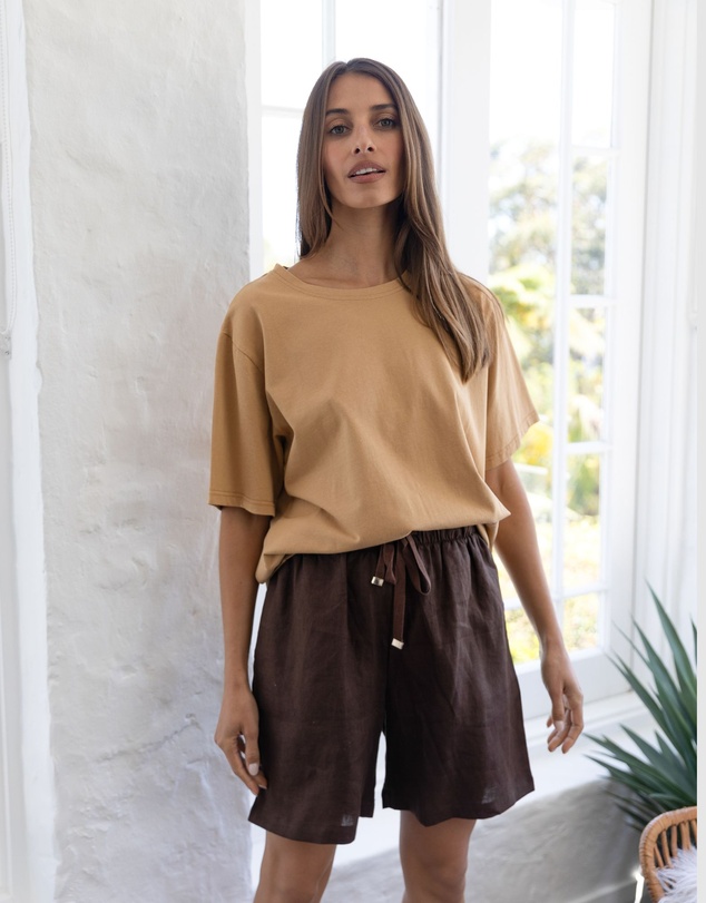 CAMIXA - Panthea Linen Shorts