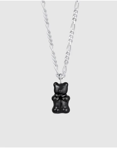 Kuzzoi - ICONIC EXCLUSIVE - Bear Pendant Necklace in 925 Sterling Silver