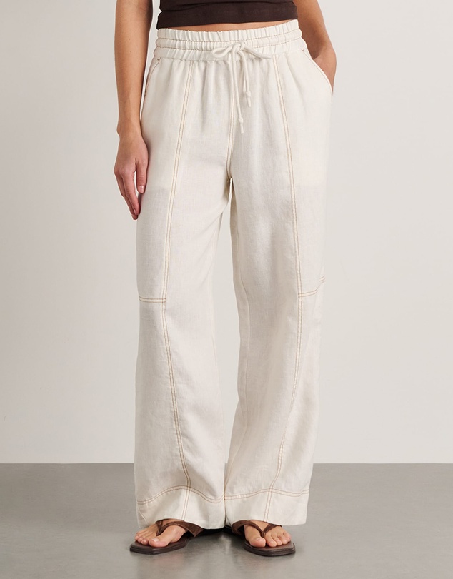 Jag - Sabine Linen Relaxed Leg Pant