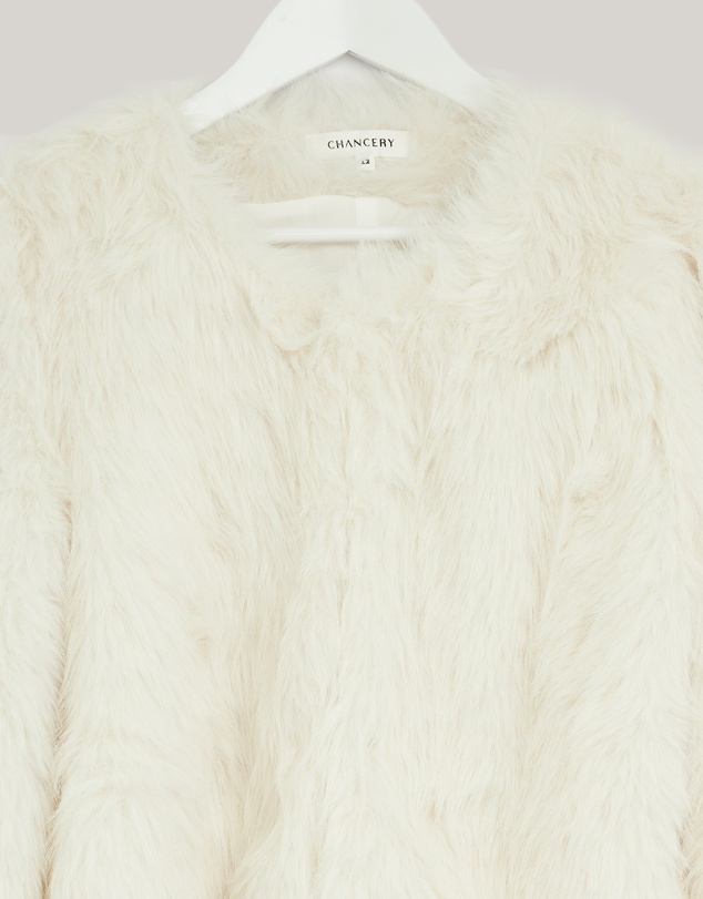 Revibe - Repaired CHANCERY Noel Faux Fur Jacket - AU 8