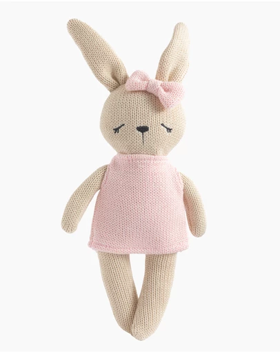 Living Textiles - Knitted Animal Toy- Bella the Bunny