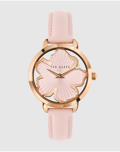 Ted Baker - Lilabel 36mm Pink Leather Watch