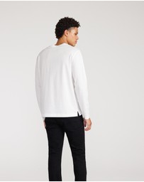 Calibre - Long Sleeve Jersey Crew White