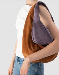 By Far - Maxi Cush Suede Leather Bag