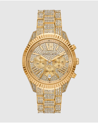 Michael Kors - Lexington Gold Chronograph Watch