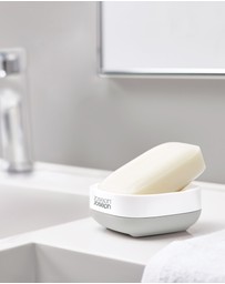 Joseph Joseph - Slim™ Compact Soap Dish - Grey/White