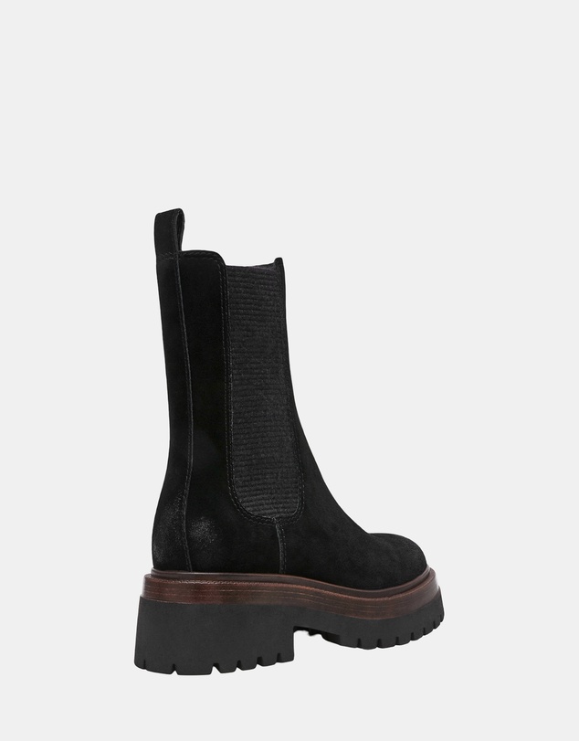 Steve Madden - Blitzen Black Suede Booties