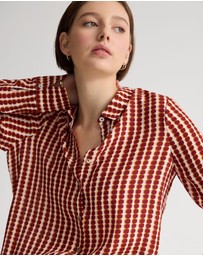 Oxford - Poppy Printed Blouse