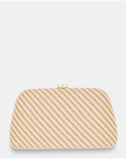 Morgan & Taylor - Brooke Clutch in Beige
