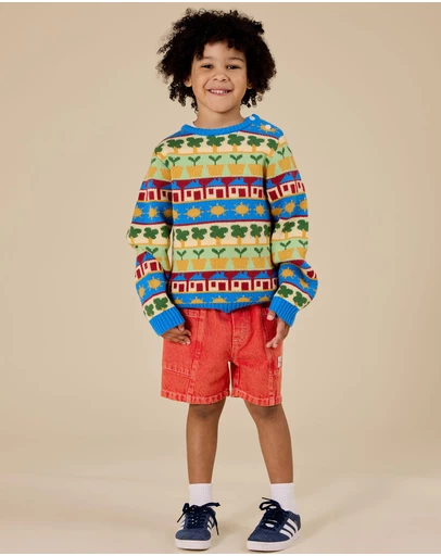 Goldie + Ace - Noah Denim Pocket Shorts - Babies-Kids