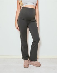 Soon Maternity - Straight Flare Overbelly Leggings