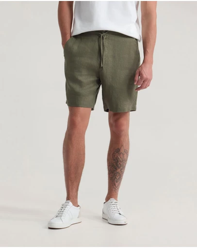 Oxford - Harley Linen Shorts